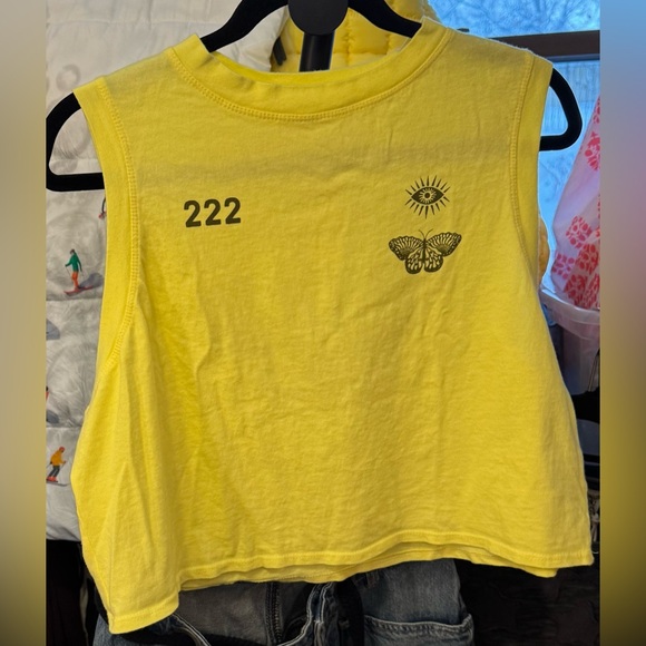 NWT Anthropologie Spiritual Gangster 222 Nature Crawford Tank Top - Firefly - S - Picture 8 of 10